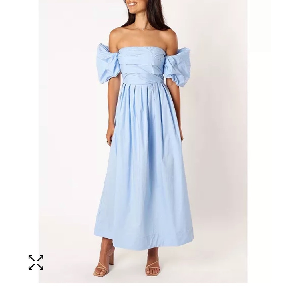 Women's Solana Off Shoulder Midi Dress by Petal and Pup